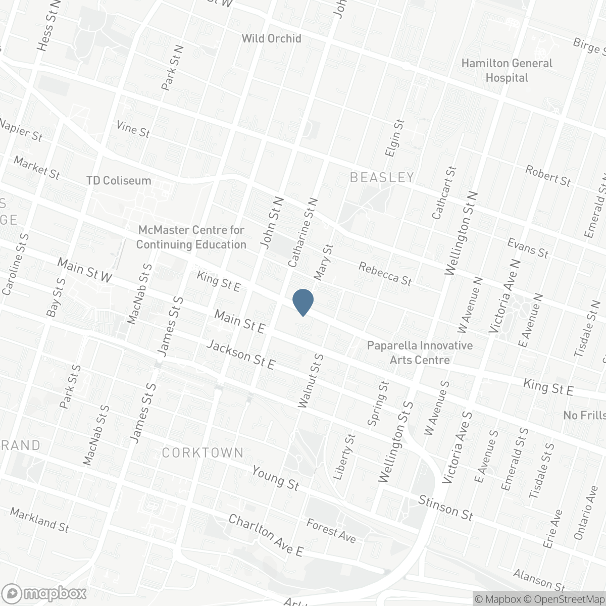 121 KING Street E, Hamilton, Ontario L8N 1A9